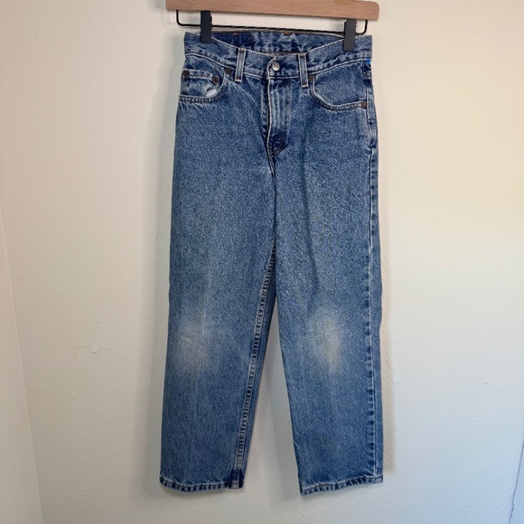 Levi's Jeans Boys Size 11 Blue Denim Classic Western Light Wash - Picture 1 of 5